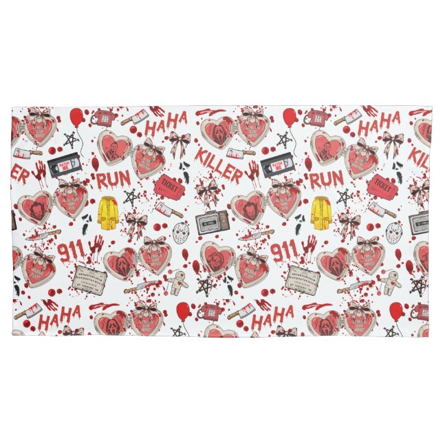 Blood Splatter Horror Movie Bedding (Frente)