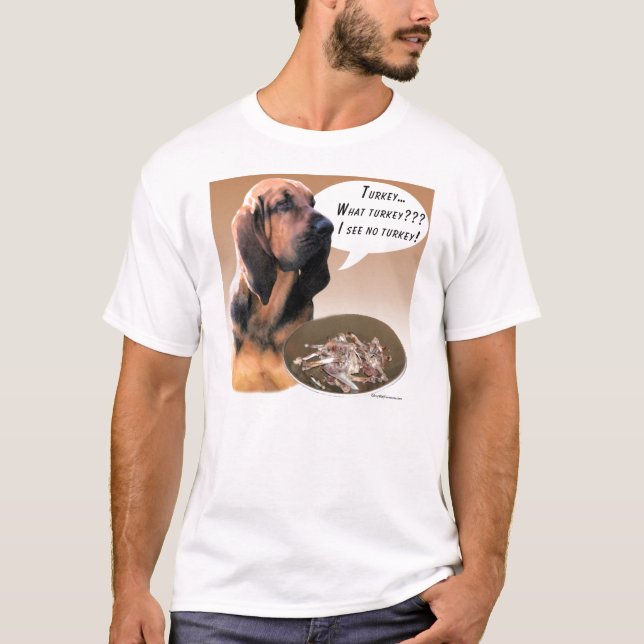 Bloodhound Turkey T-Shirt (Frente)