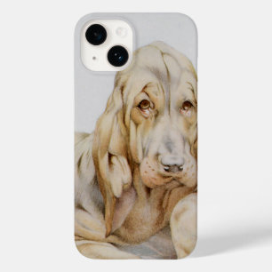 Bloodhounds bonitos do vintage, cães de filhote d