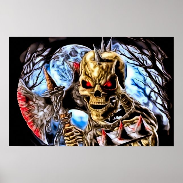 Bloody Skeleton Poster (Frente)