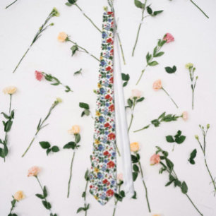Bloom Boldly – Gravata com Estampa Floral