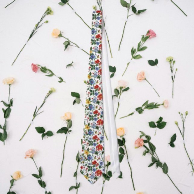 Bloom Boldly – Gravata com Estampa Floral (Criador carregado)