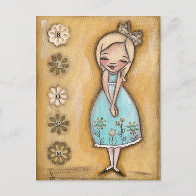 BLOOM - cartão postal (Frente)