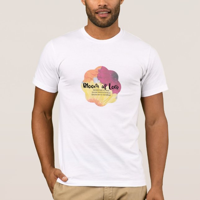 Bloom in Love - Men T-shirt (Frente)