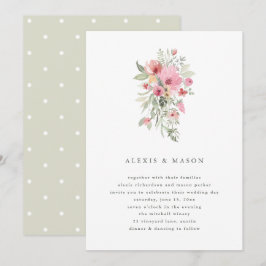 Bloom Minimalista | Convite Para Casamento