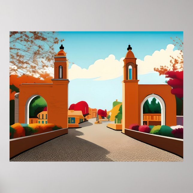 Bloomington Indiana Poster (Frente)