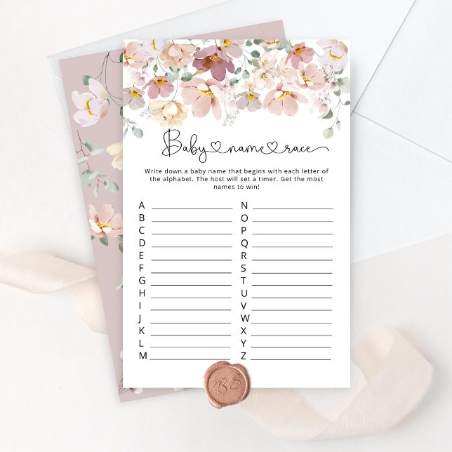 Bloomodarflores silvestres jogo de chá de fraldas (Criador carregado)