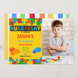 Bloquear Convite de Foto de Aniversário