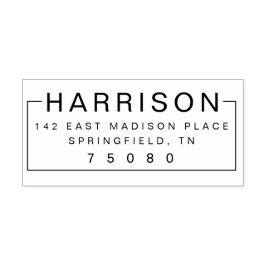 Bloqueio de Carimbo de Autodigitação do Endereço d