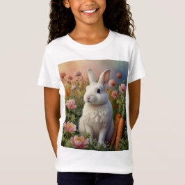 Blossom Bunny & Carrot Patch Kids T-Shirt