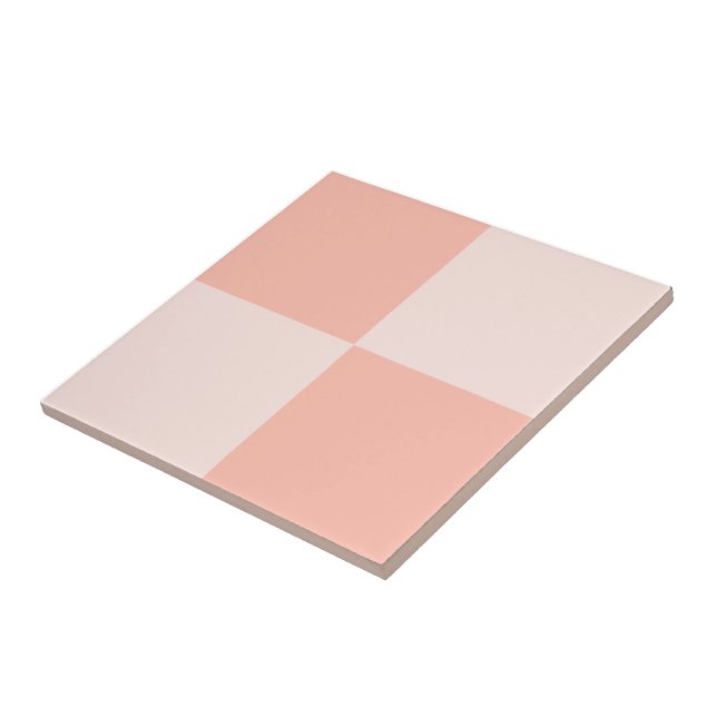 Blossom elegância salmão azulejo floral Padrão 5 (Lateral)