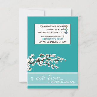 Blossomas de Cereja de Lista de Estilos TAG (teal)