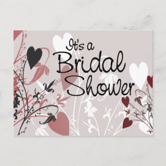 Blossomas do Coração Convite Pós-Cartão