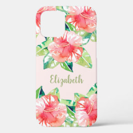 Blossomas Florais De Aquarelas Tropicais