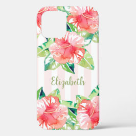 Blossomas Florais De Aquarelas Tropicais