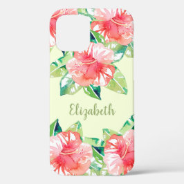 Blossomas Florais De Aquarelas Tropicais