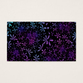 Blossomo Floral Púrpura da Aqua Retro