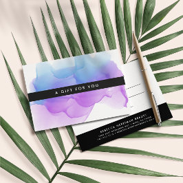 Blot Indigo Watercolor | Certificado de oferta