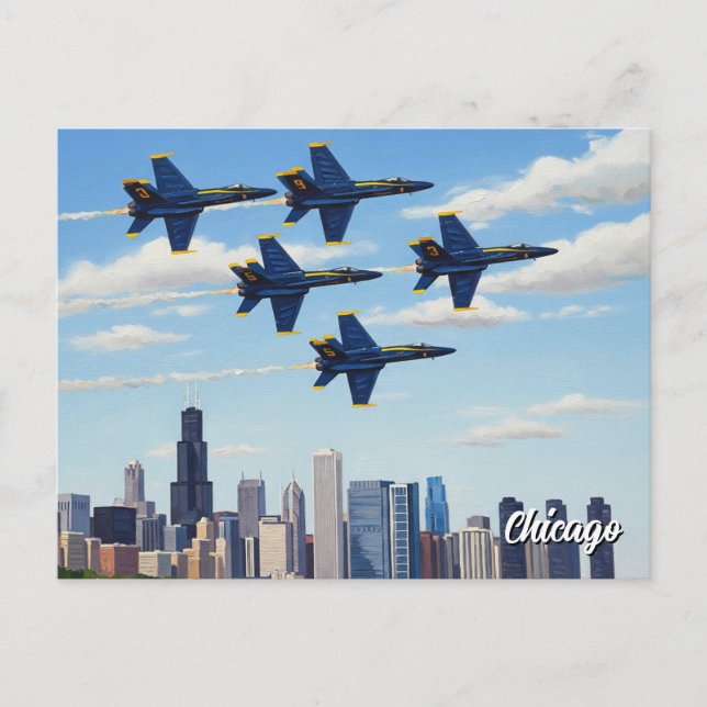 Blue Angels no Programa Ar e Água de Chicago (Frente)