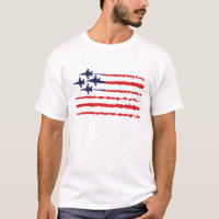 Blue Angels USA Flag T-Shirt