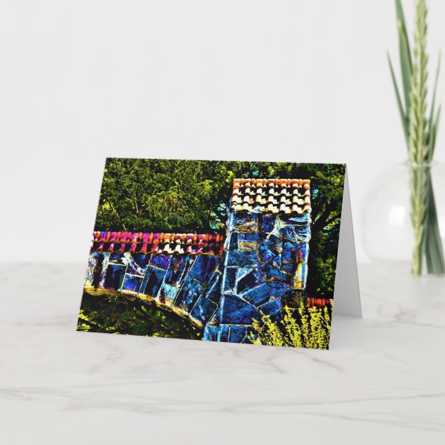 Blue Archway, cartão (Frente)