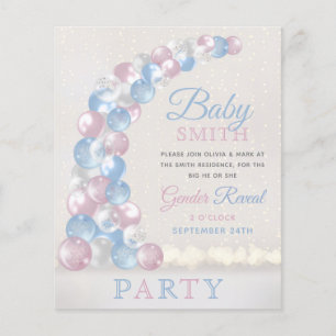 Blue Balloon Arch Baby Gender