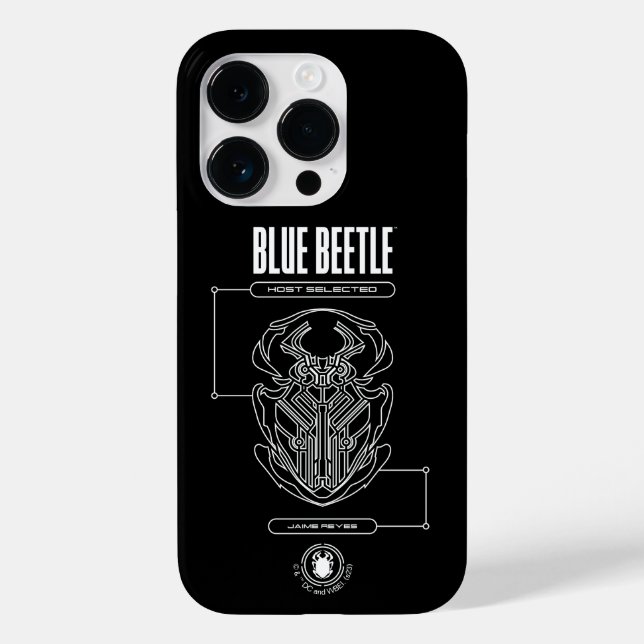 Blue Beetle Scarab Tech Graphic (Verso)