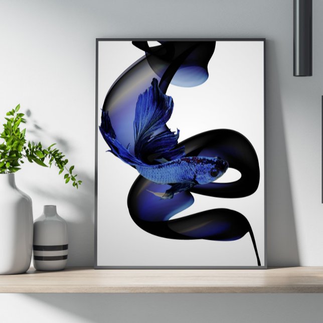 Blue betta poster (Criador carregado)