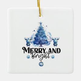 Blue Bliss: Feliz e Enfeites de natal brilhante