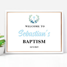 Blue Boy Baptism - Sinal de boas-vindas Poster