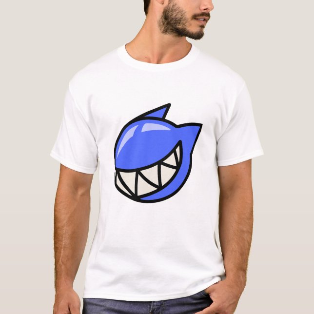 Blue Bubble Gum Cat T-Shirt (Frente)