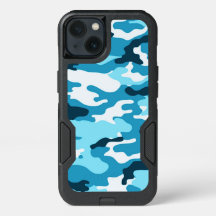 Blue Camouflage OtterBox Samsung Galaxy S7 Caso