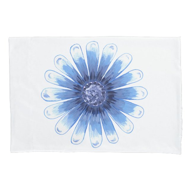 Blue Daisy Pillowcase (Frente)