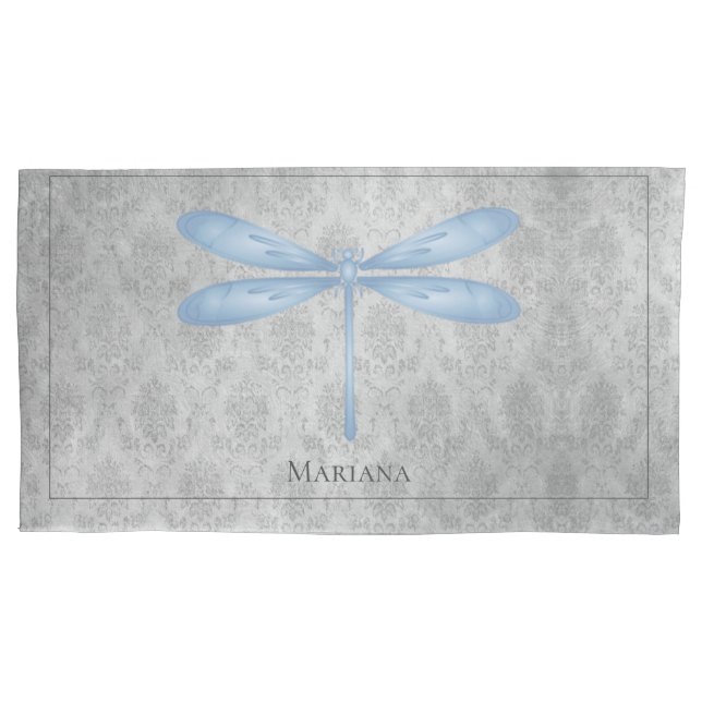 Blue Dragonfly Damask (Frente)