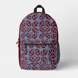 Blue e Maroon mochila Bag