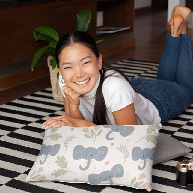 Blue Elephant Harmony Pillowcase (Criador carregado)