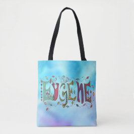 Blue Eugene Tote Bag