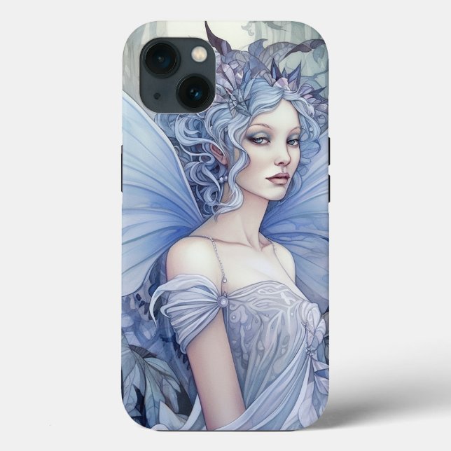 Blue Fairy Fantasy Art (Verso)