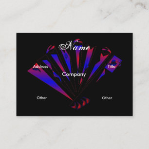 "Blue Fantasia Designer" Cartão de visita