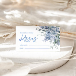 Blue Floral adivinha quantos cartões de jogo