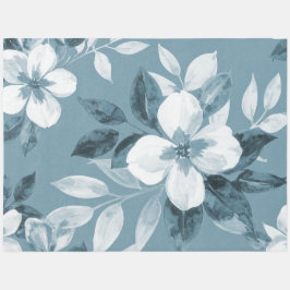 Blue Floral Area Rug para qualquer espaço