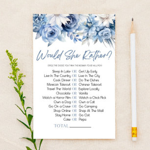 Blue Floral Ela Iria Preferencialmente Jogo de Chá