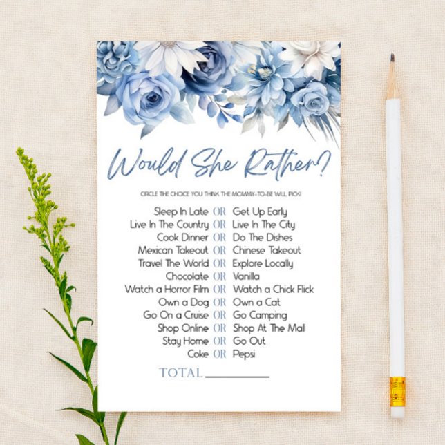 Blue Floral Ela Iria Preferencialmente Jogo de Chá (Criador carregado)