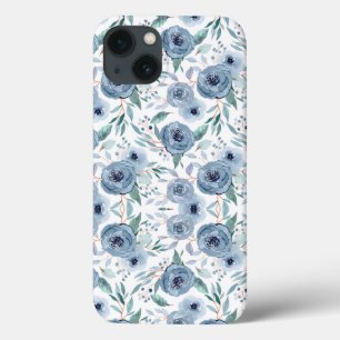 Blue Green Floral Watercolor Case-Mate Samsung Gal