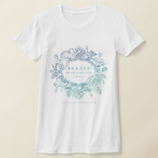 Blue-green logo t-shirt