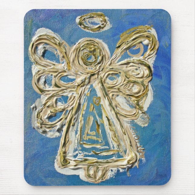 Blue Guardian Angel Mousepads (Frente)