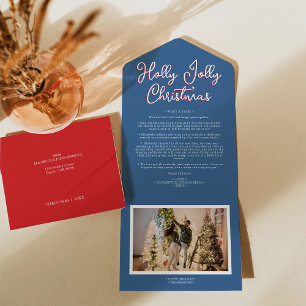Blue Holly Natal Quatro Notícias da Família de Fot