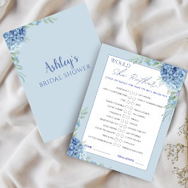 Blue Hydrangea Ela Preferencialmente Jogo de Chá d