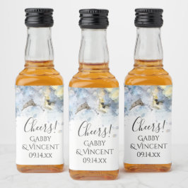 Blue Hydrangea Flowers Watercolor Casamento