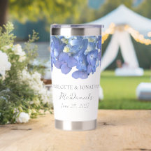 Blue Hydrangea Petals Casamento Nomes Personalizad